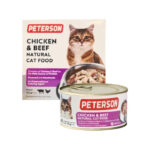 (پترسون) کنسرو نچرال گربه با طعم مرغ و گوشت 120 گرمی
