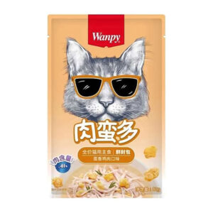(ونپی) سوپ کینگ گربه با طعم مرغ و تخم مرغ نچرال 80 گرمی