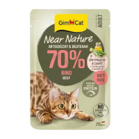 (جیم کت) پوچ گربه Near Nature با طعم گوشت گوساله 85 گرمی