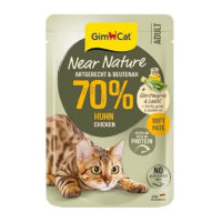 (جیم کت) پوچ گربه Near Nature با طعم مرغ 85 گرمی