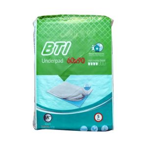 (بی تی آی) پد بهداشتی و زیرانداز بیمار 60*90 - 5 عددی